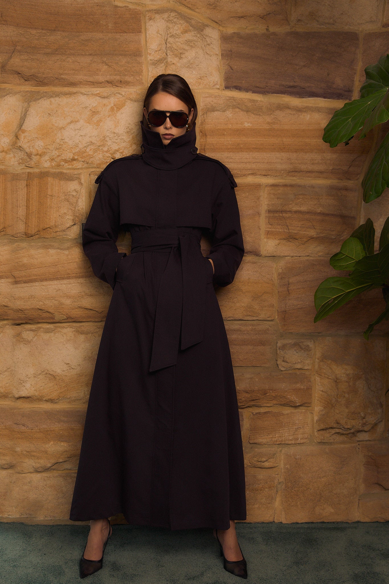Jade Trench Coat