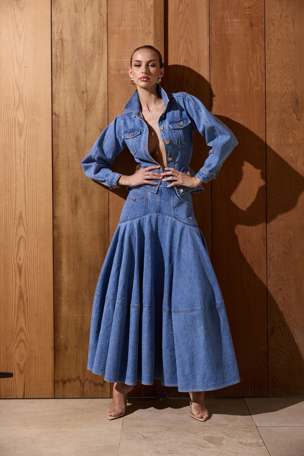 Isabella Denim Skirt