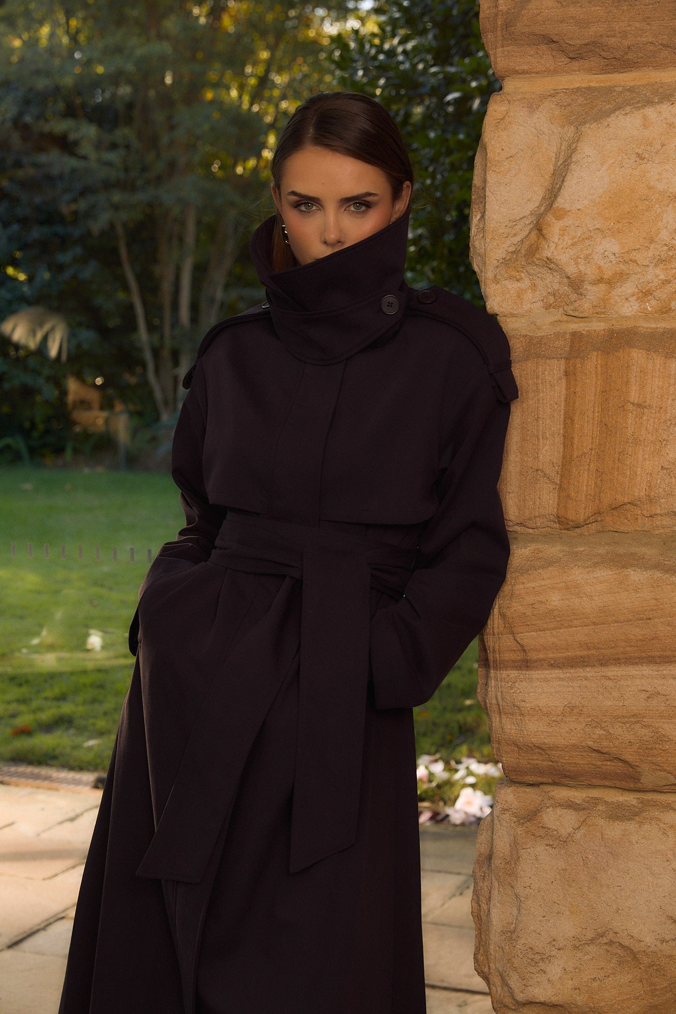 Jade Trench Coat