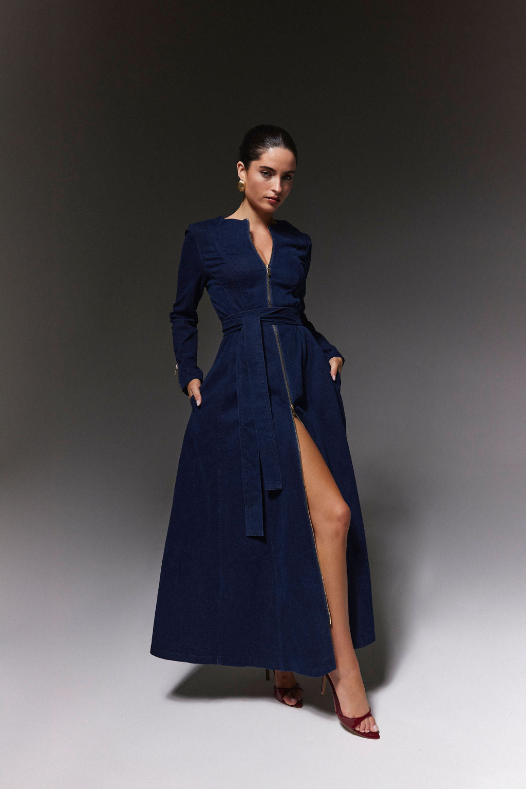 Elise Denim Dress