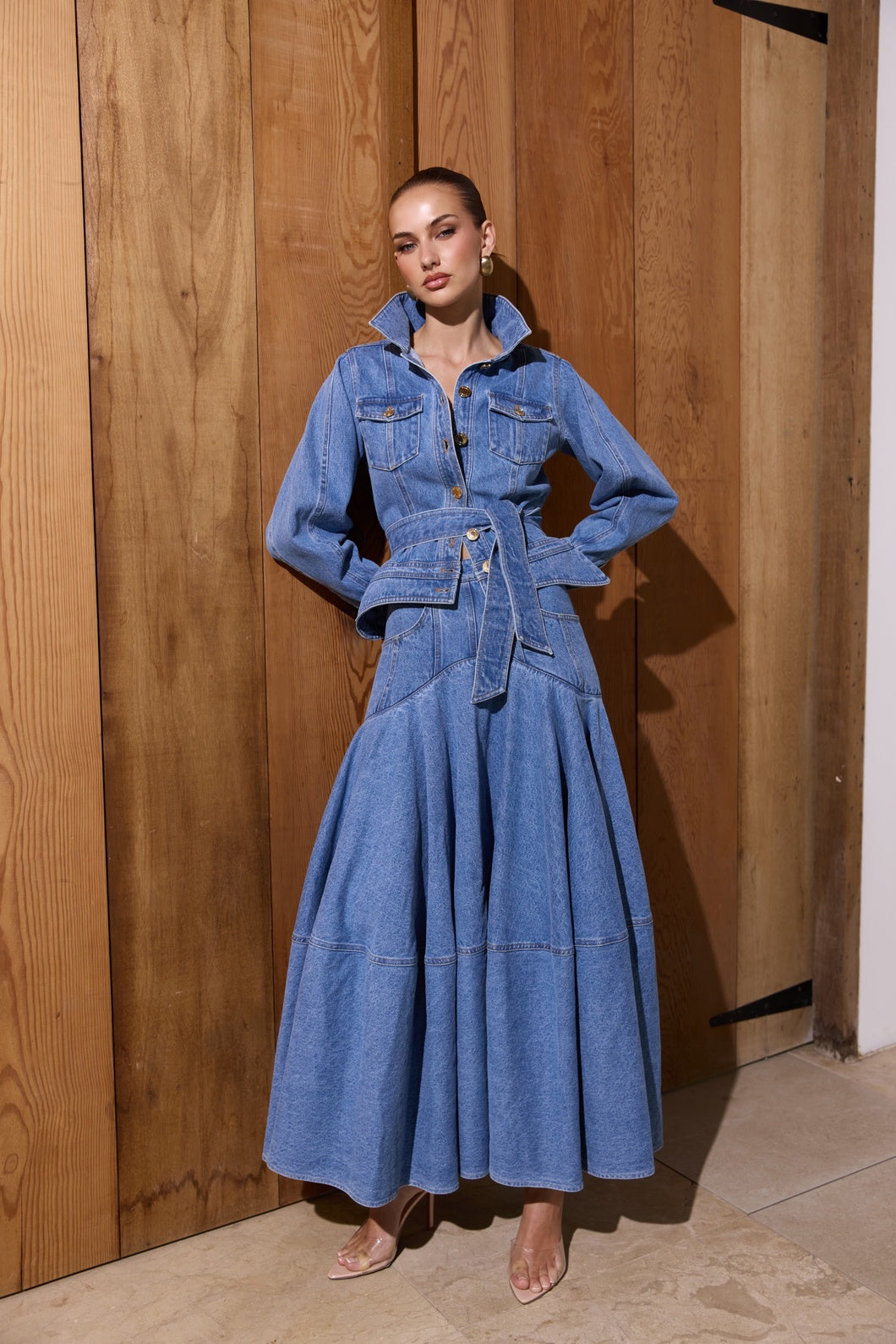 Isabella Denim Skirt